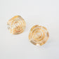 Swirly Circle Studs