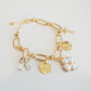 Gold Charm Bracelet