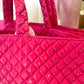 Puffy Quilted Large Tote