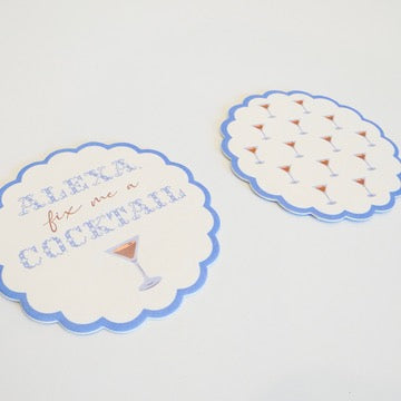 Cocktail First Paper Coaster