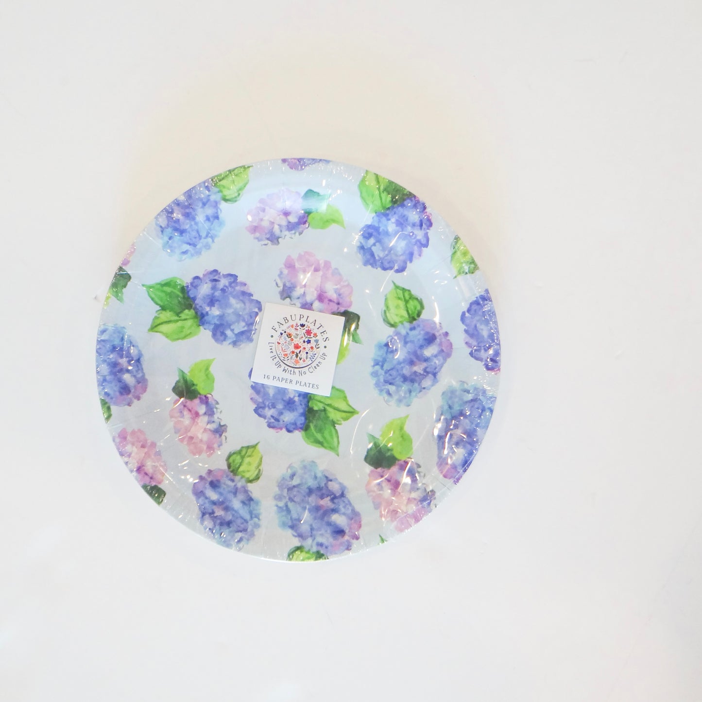 Hydrangeas 16ct 9" Paper Plates