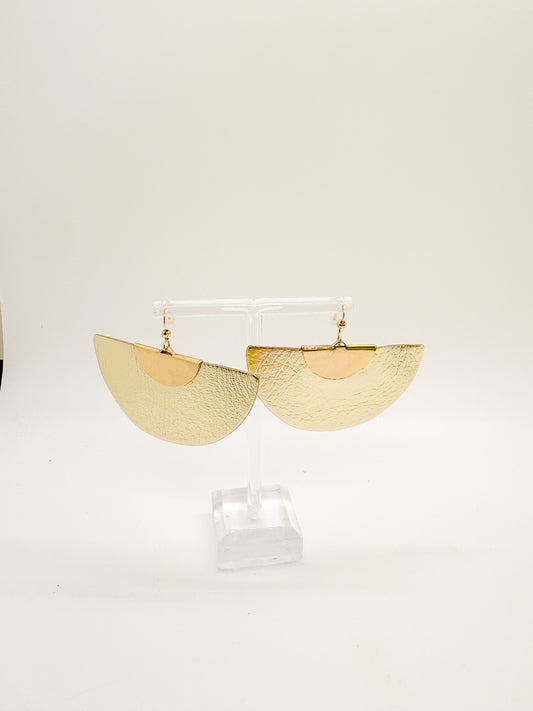 Luna Half Moon Gold Earrings