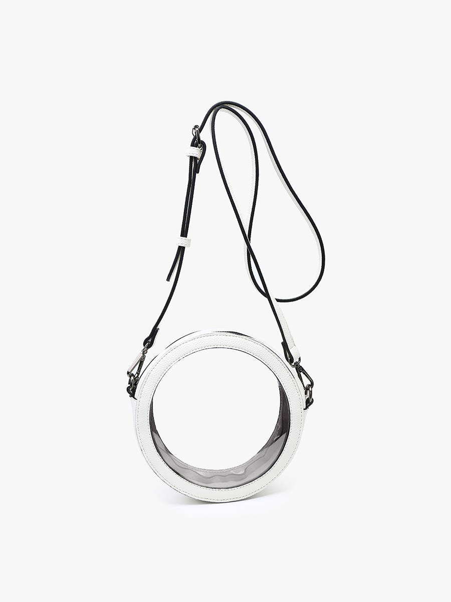 M2440CR Clear Circular Women's Crossbody Bag: Navy