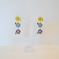 Buttercup Blooms Enamel Earrings