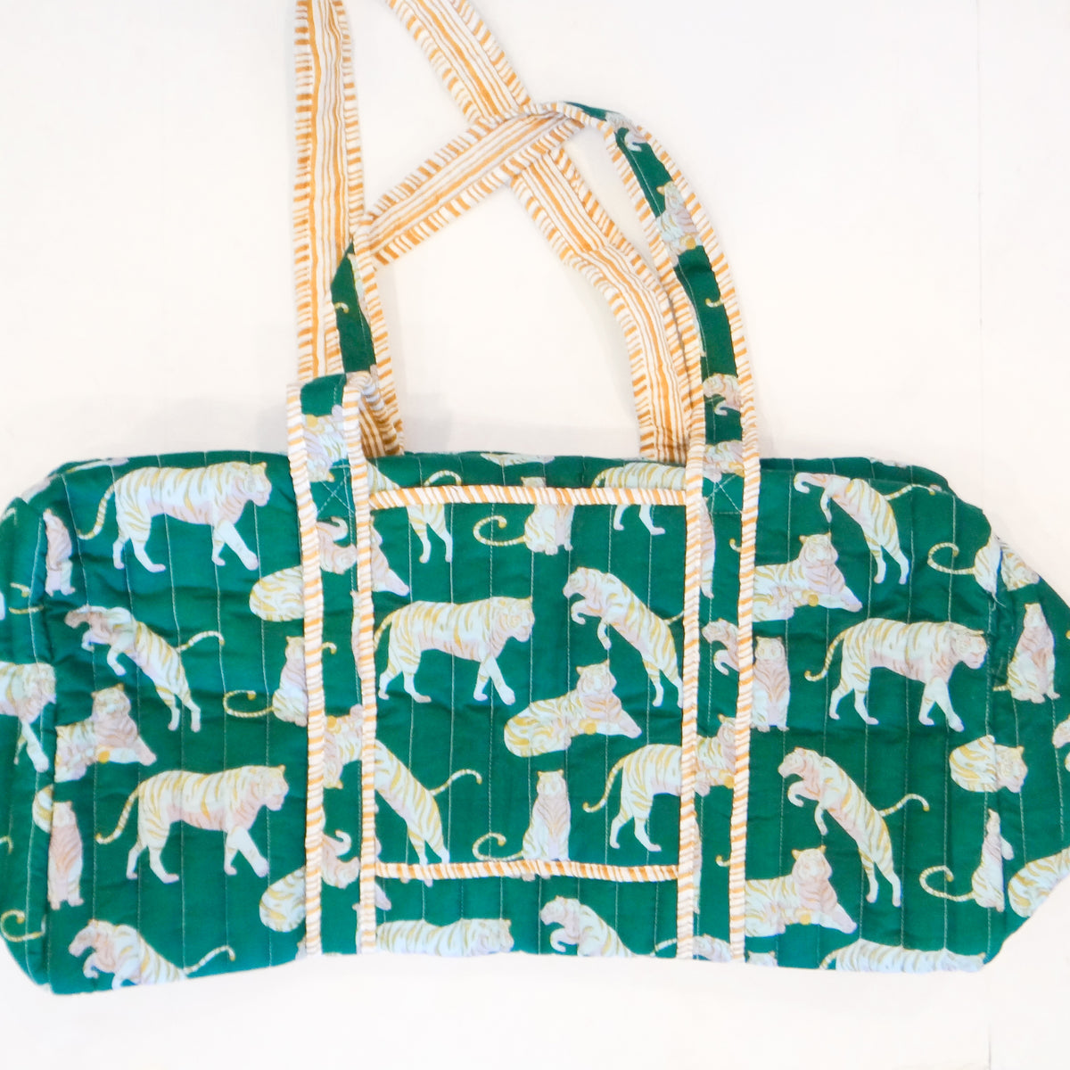 Chloe Tiger Quilted Duffle Bag