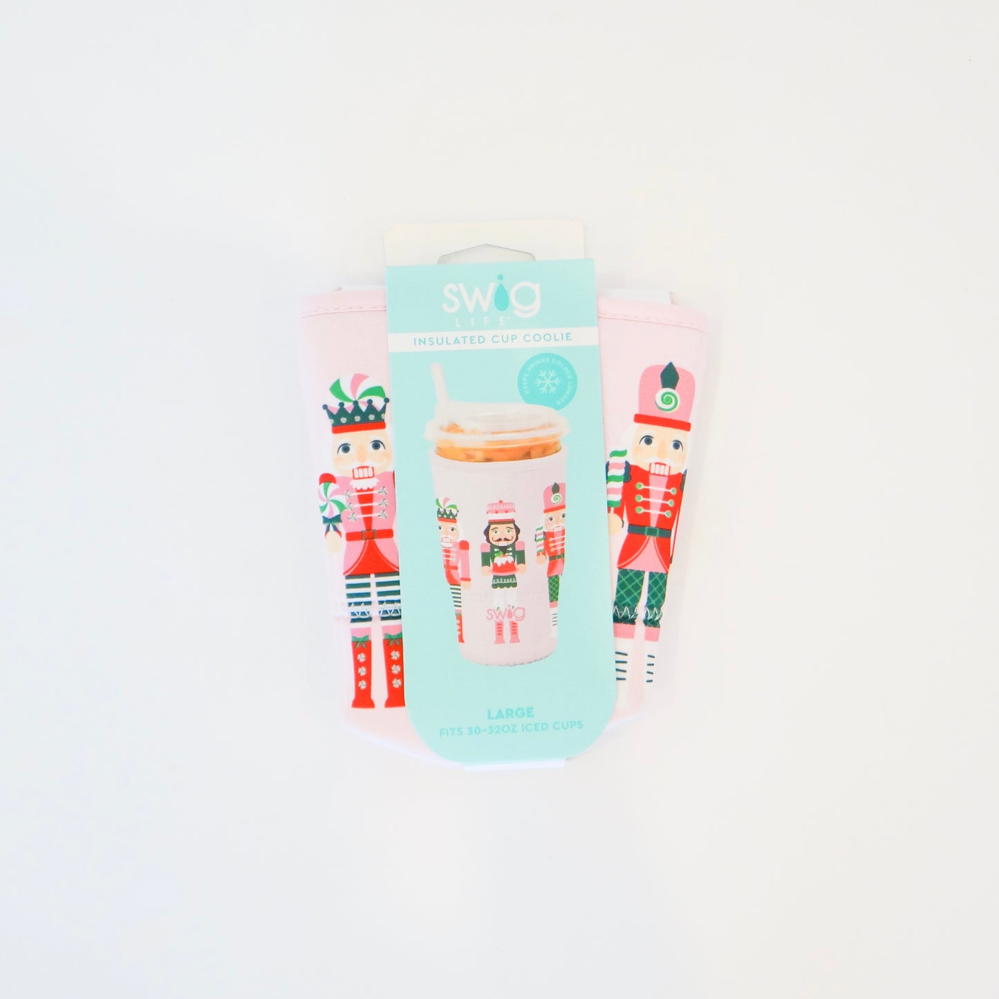 Sugar Plum Soldiers Large Iced Cup Coolie