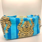 Tiger Tango Quilted Cosmetic Bag