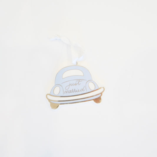 Just Married Ornament