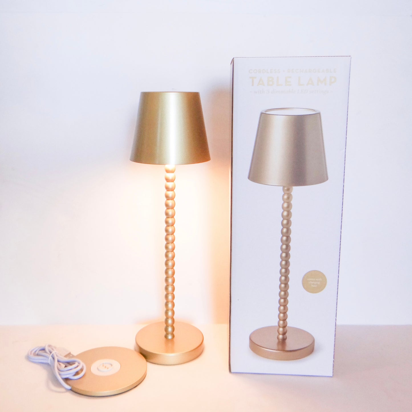 Gold Bubble Cordless Lamp