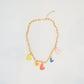 Colorful Heart Charm Necklace