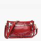 M2226CR Jessica Clear Crossbody w/ Chain: Orange
