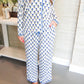 Floral Foulard Pajama Set