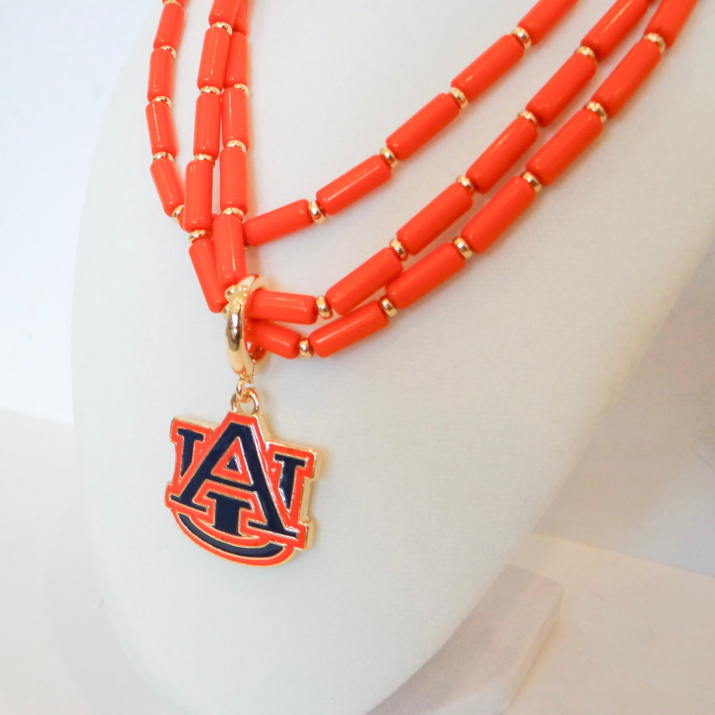 Auburn Orange Out Necklace