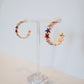 Star Spangled Glitter Hoops