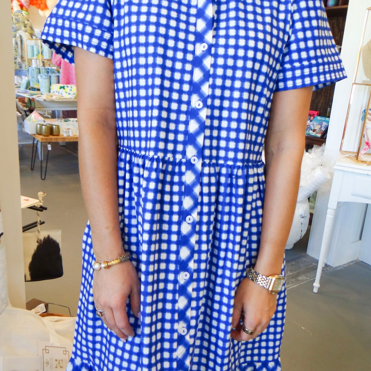American Honey Gingham Dress