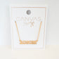 Auburn Tigers Varsity Outline Necklace