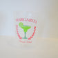 Margarita Social Club Frosted Cups