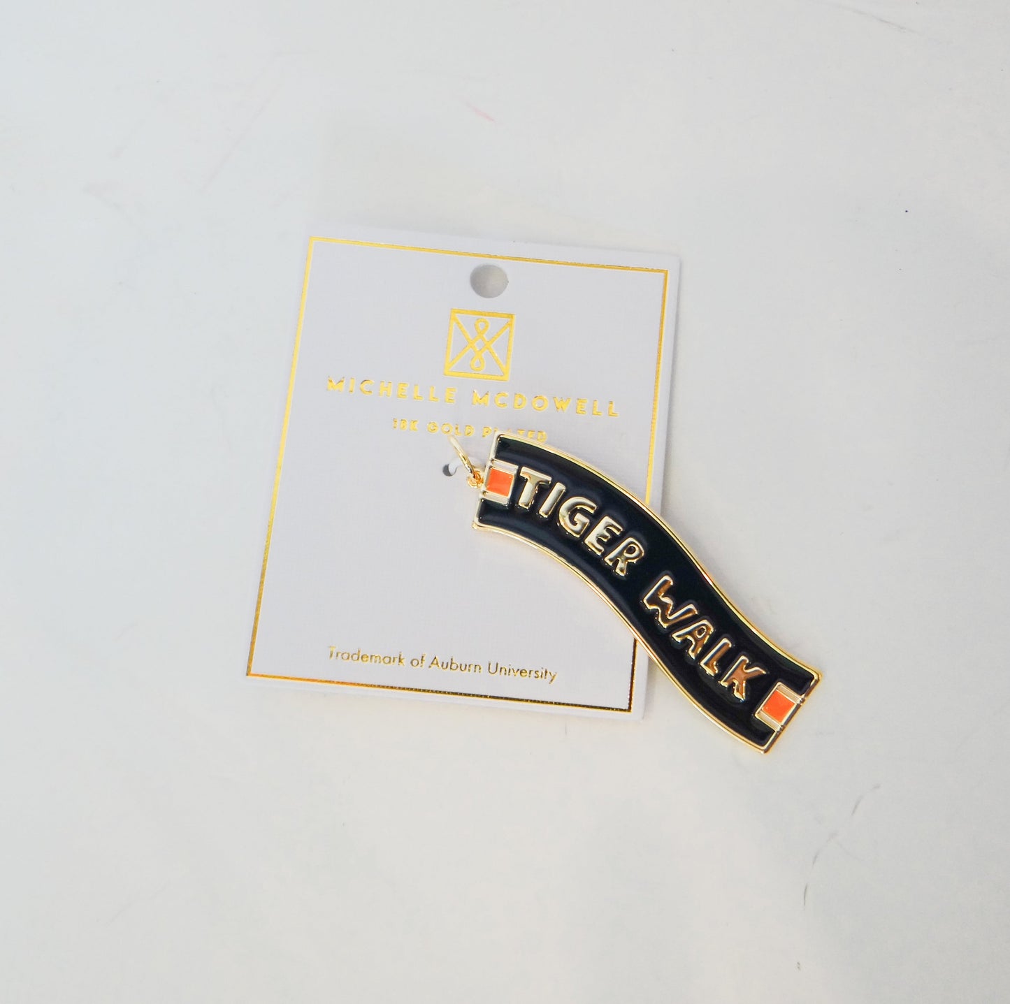 Auburn Tiger Walk Bag Charm