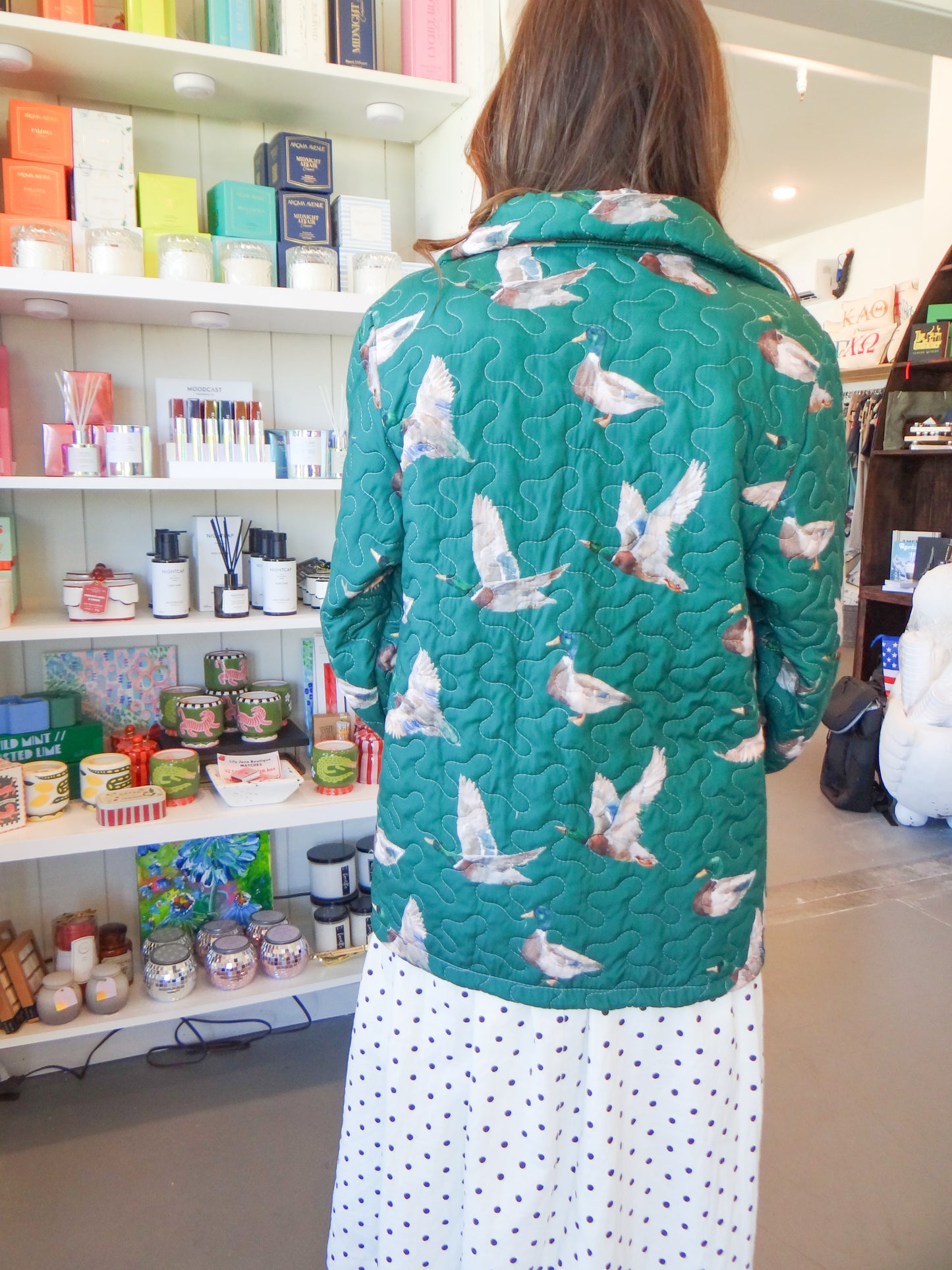 Mallory Ducks Quilted Jacket