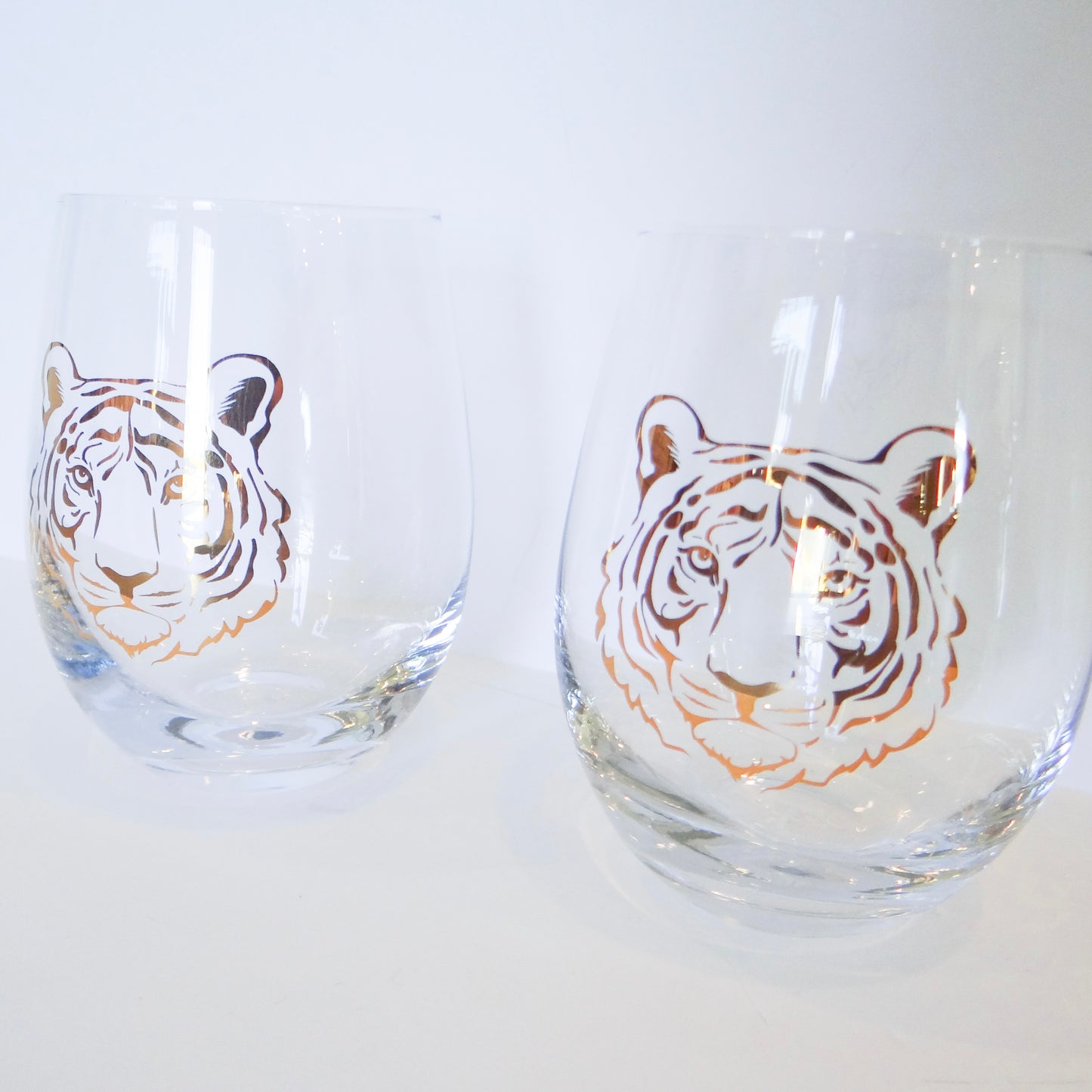 Tiger Wine Glass Set of 2