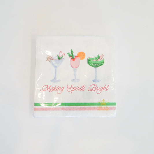 Making Spirits Bright Cocktail Napkins