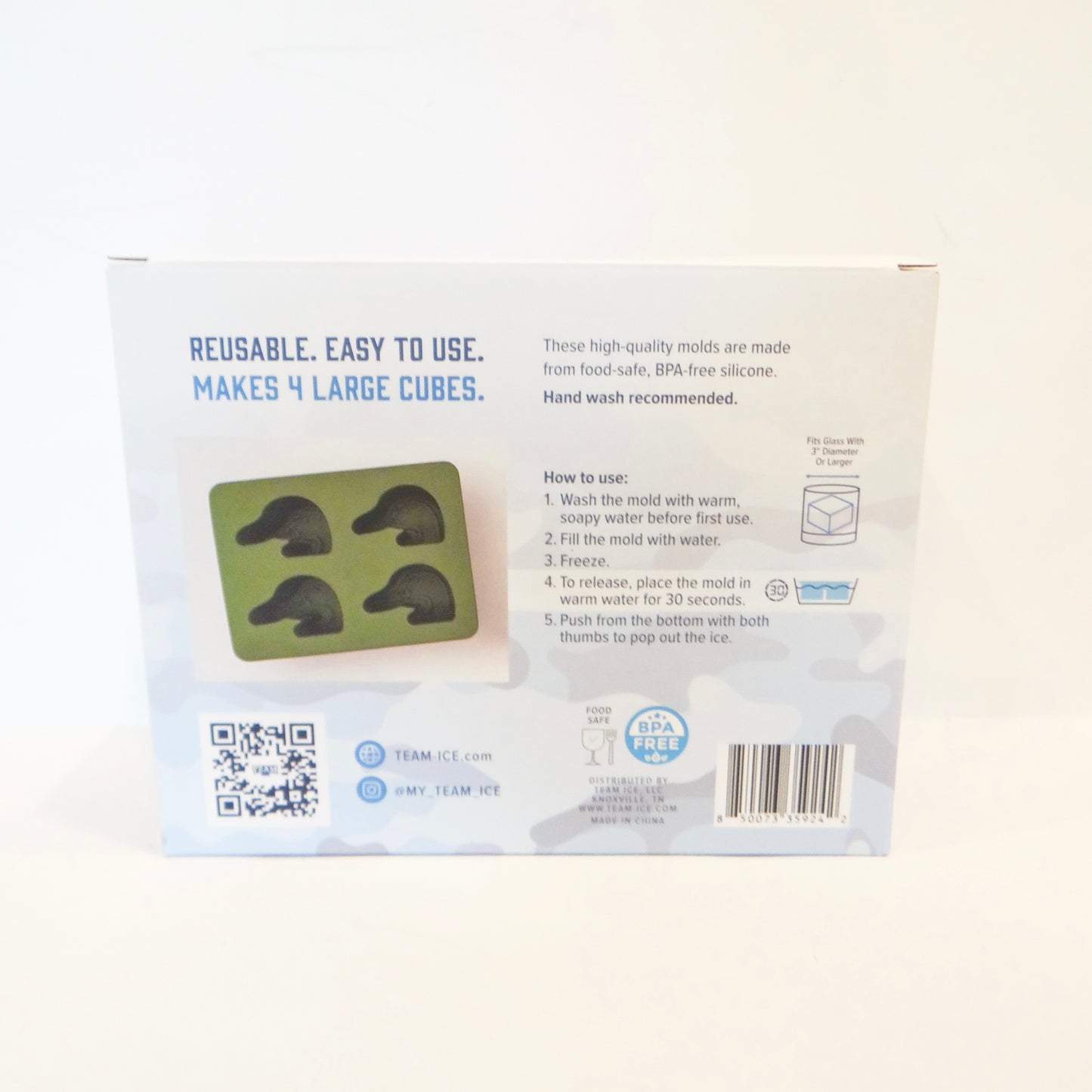 Ducks Unlimited Ice Mold