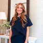 Navy Pants Set