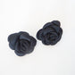 Black Rose Earrings
