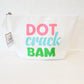 Dot Crack Bam Cosmetic Bag