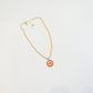 Auburn Disc Necklace