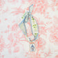 Mahjong Scarf Charm Necklace