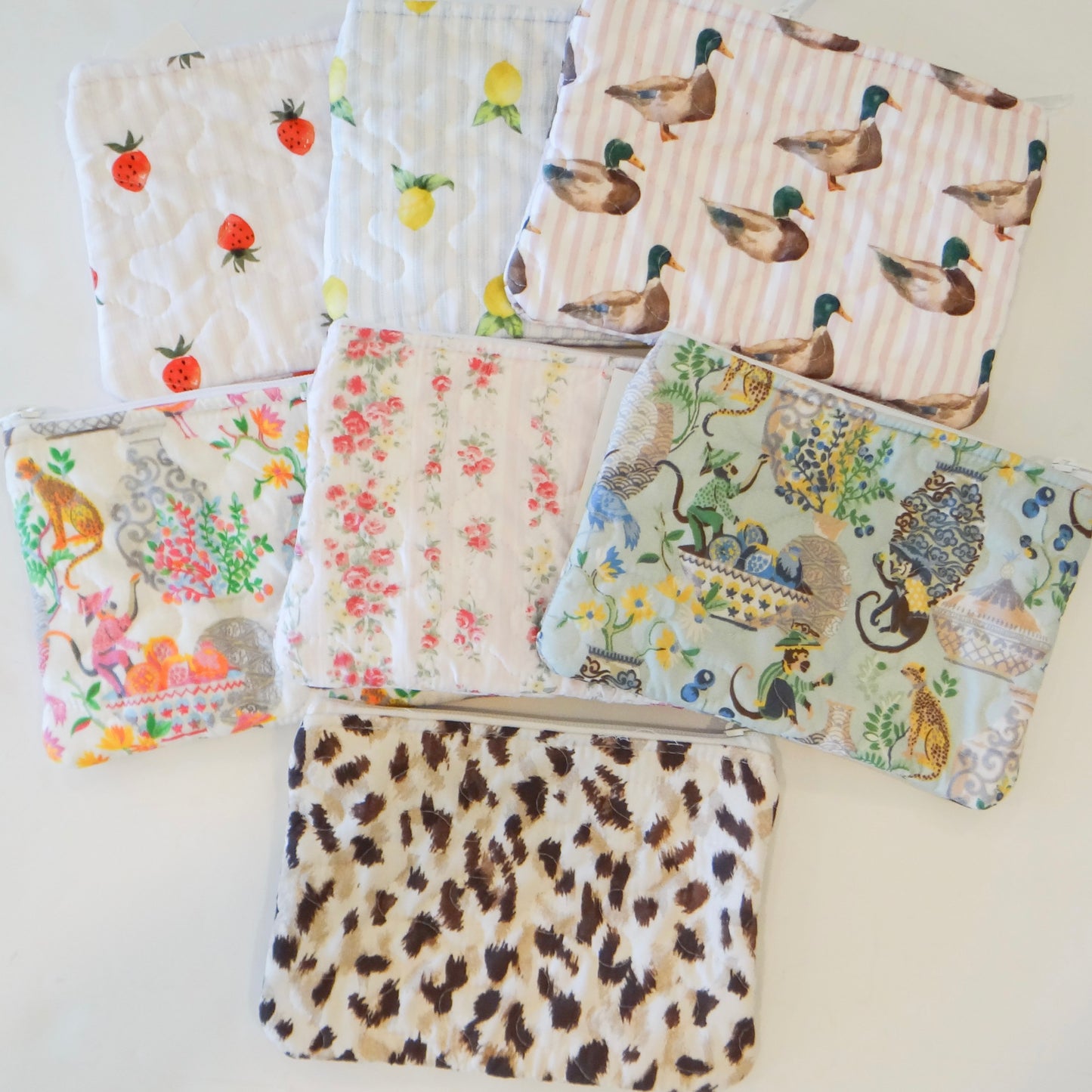 Quilted Makeup Bags