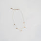 White and Gold Cross Necklace