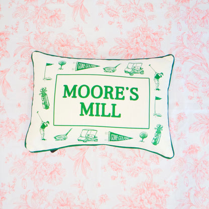 Auburn Golf Course Pillow
