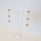 Gold Bead Drop Earrings