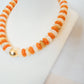 Orange Out Beaded Necklace