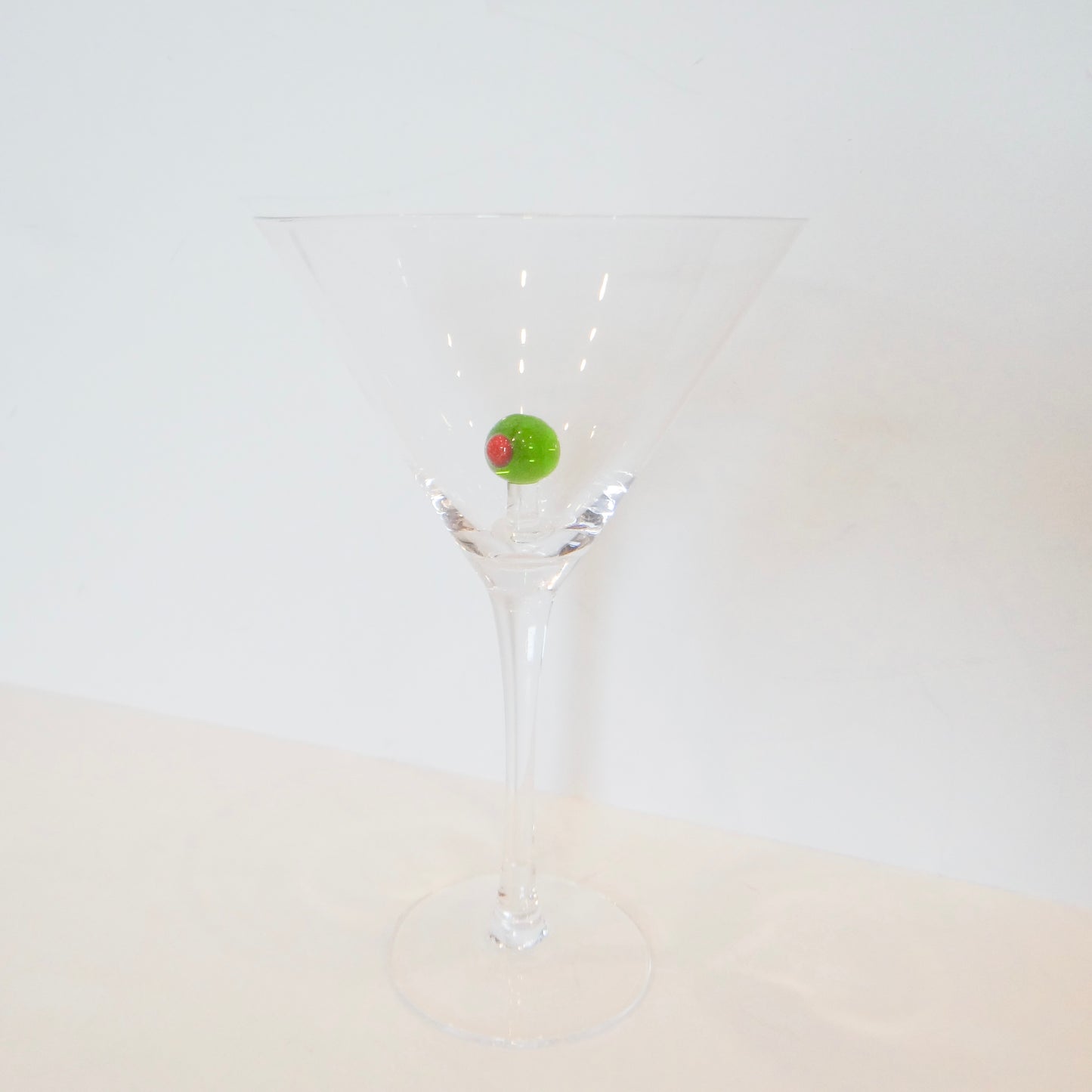 Olive You Martini Glass