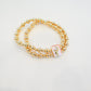 Mahjong 2 Row Bracelet