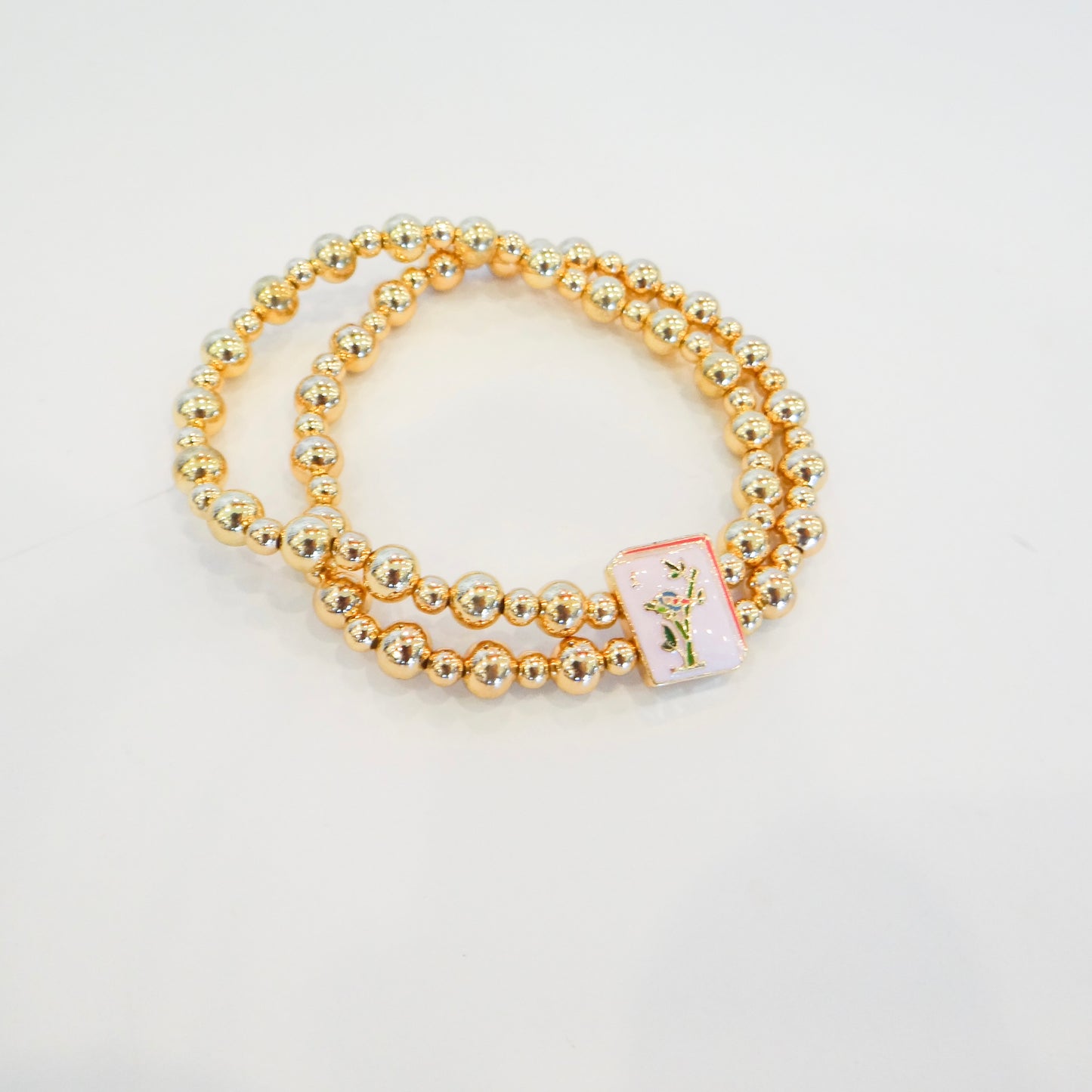 Mahjong 2 Row Bracelet