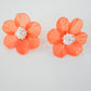 Pearl and Flower Earrings