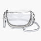 M2729 Peyton Clear Banana Crossbody Bag: Orange