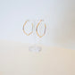 Abstract Gold Hoops