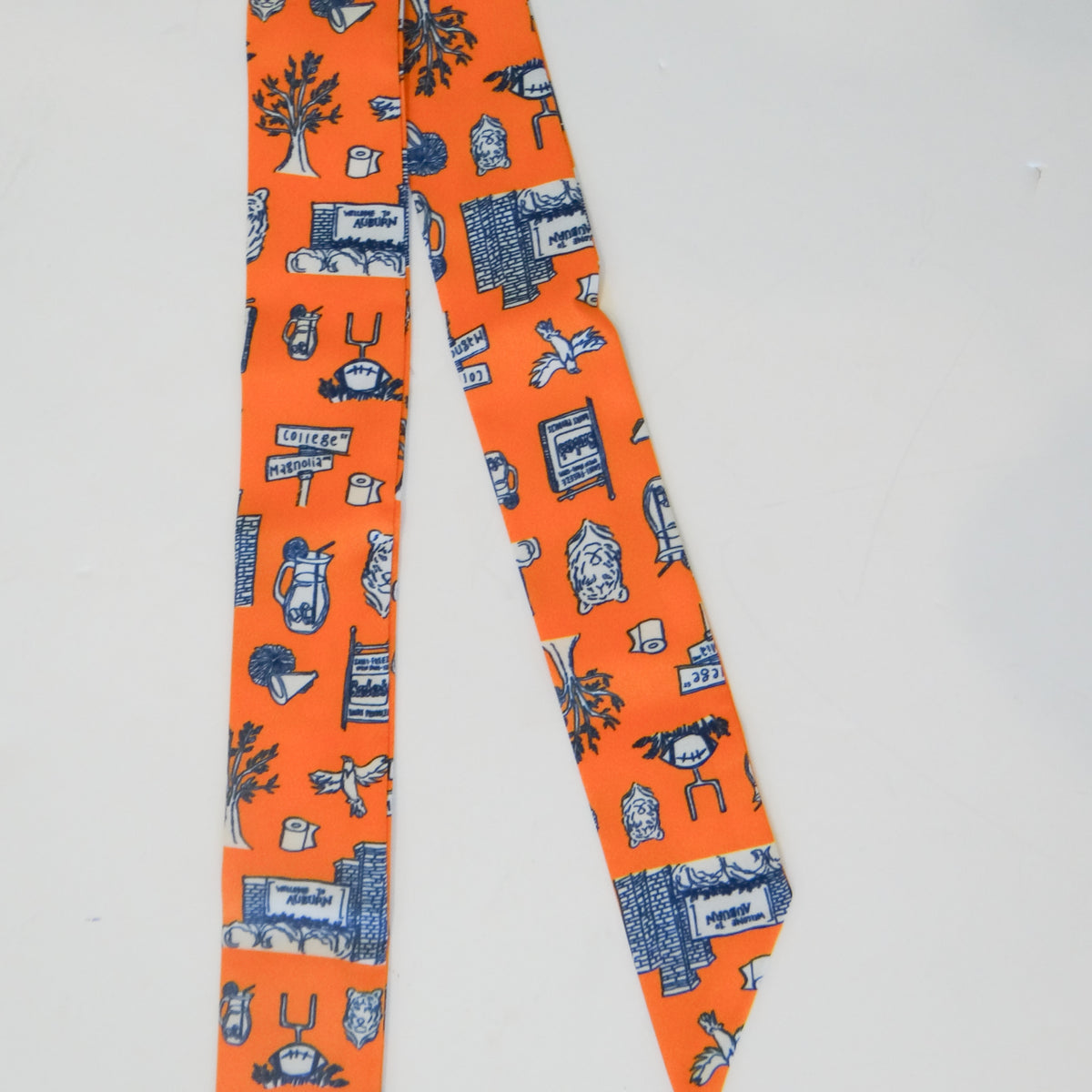 Auburn Skinny Scarf