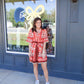 Orange Out Belted Dress