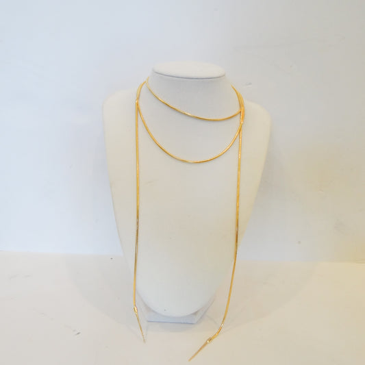 Bar Drop Lariat Necklace