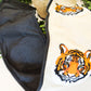 John Mark Enterprises Ribbon - Embroidered Tiger Canvas Fused Dupion 4x5 yd