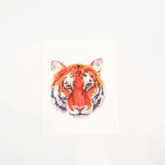 Tiger Face Card