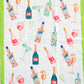 Cocktails Tea Towel