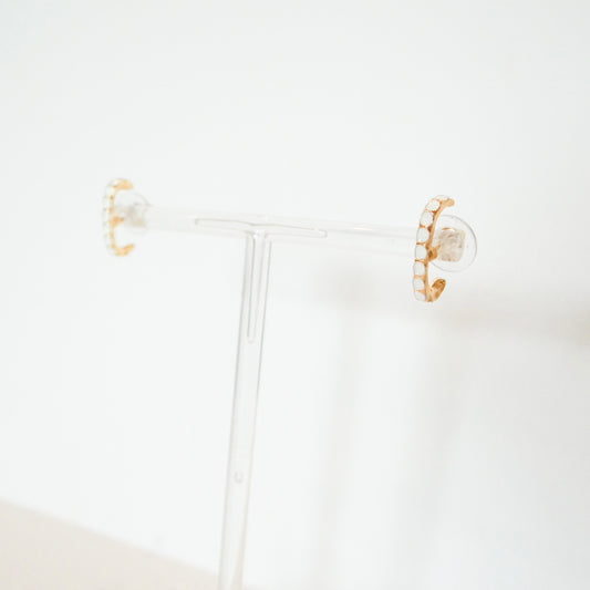 Earrings of the Week 05/06 - White Studs
