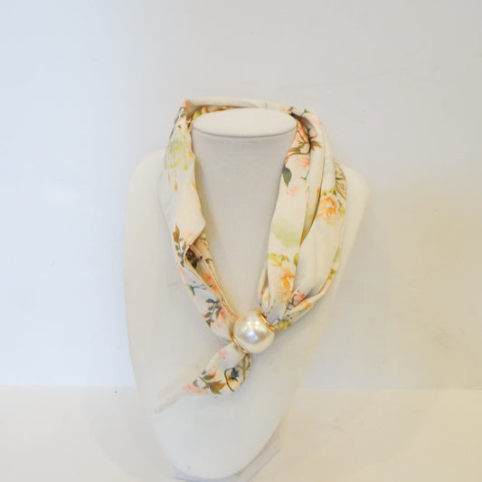 Floral Fields Scarf Necklace